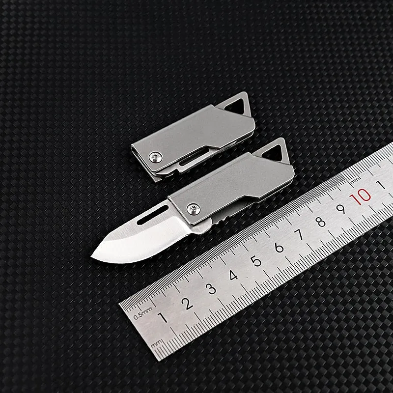 Foldbar Master Rustfritt Stål Overlevelse Mini Kniv | Luvikno