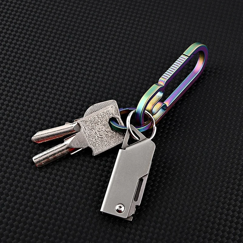 Foldbar Master Rustfritt Stål Overlevelse Mini Kniv | Luvikno