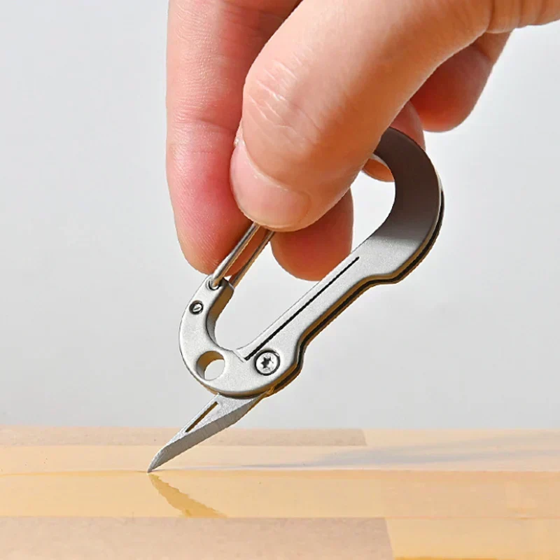 Titanium Alloy EDC Multi-Tool Nøkkelring Kniv | Luvikno