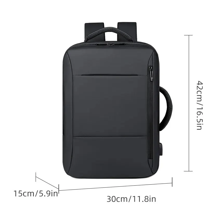 Simple Life USB-ladbart forretningsryggsekk | Luvikno