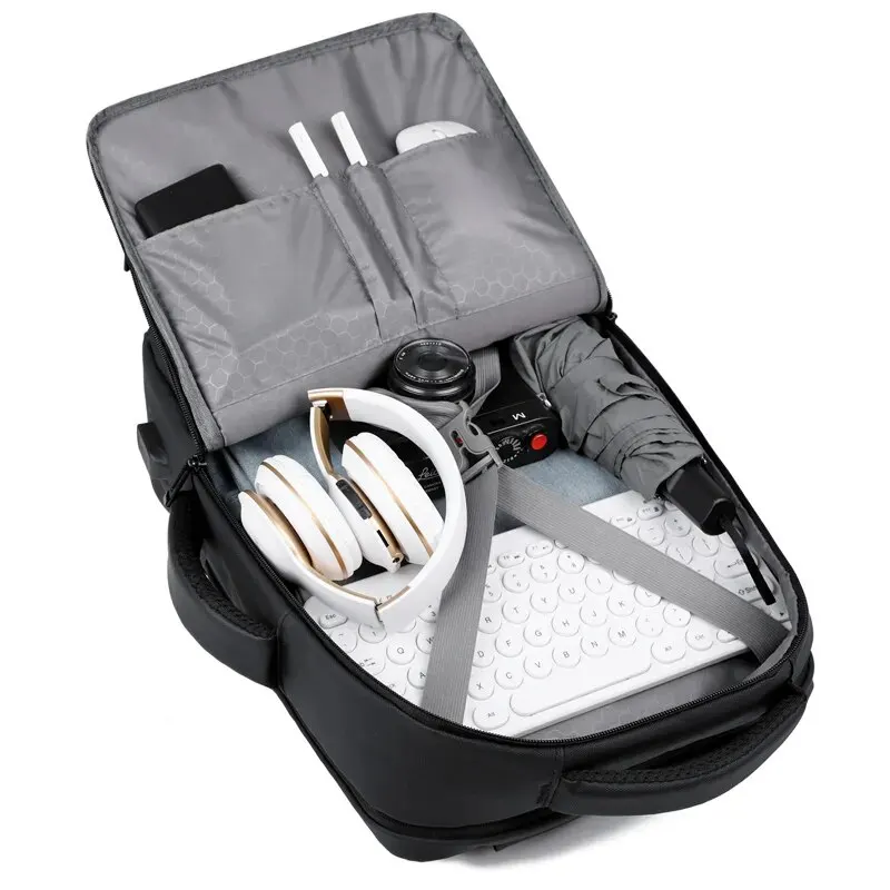 Simple Life USB-ladbart forretningsryggsekk | Luvikno