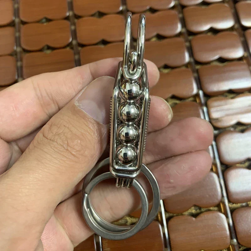Iron Weave Rustfritt Matte-Finish Nøkkelring | Luvikno