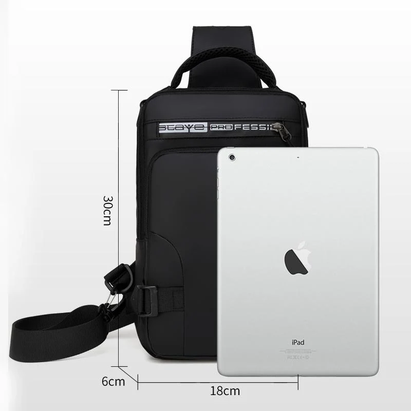 Skulderveske med USB-lader | Luvikno