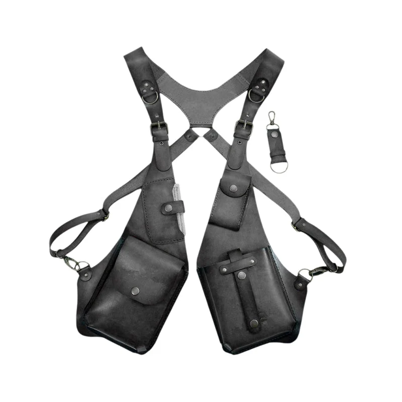 Medieval Steampunk skulderveske med retro stropp | Luvikno