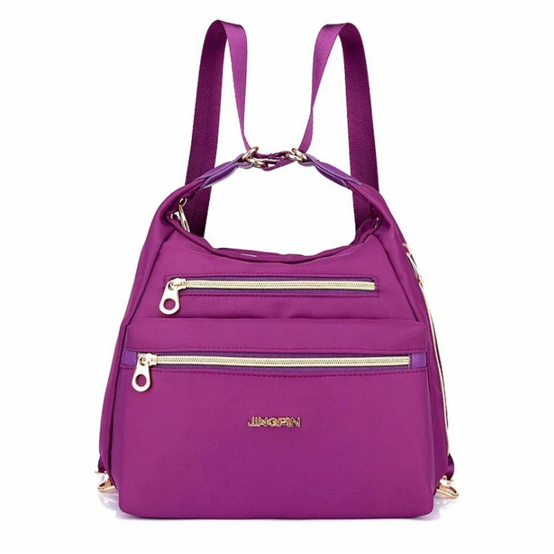 Bag med doble glidelåser, ryggsekk, håndveske og crossbody-veske | Luvikno