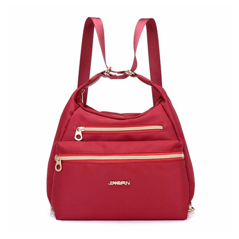 Bag med doble glidelåser, ryggsekk, håndveske og crossbody-veske | Luvikno