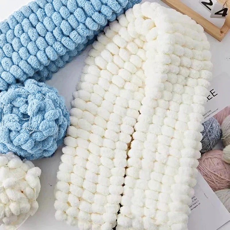 Vinter DIY flettet grov perle garn | Luvikno