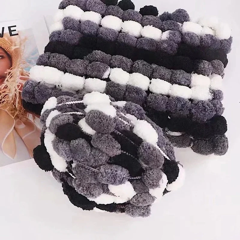Vinter DIY flettet grov perle garn | Luvikno