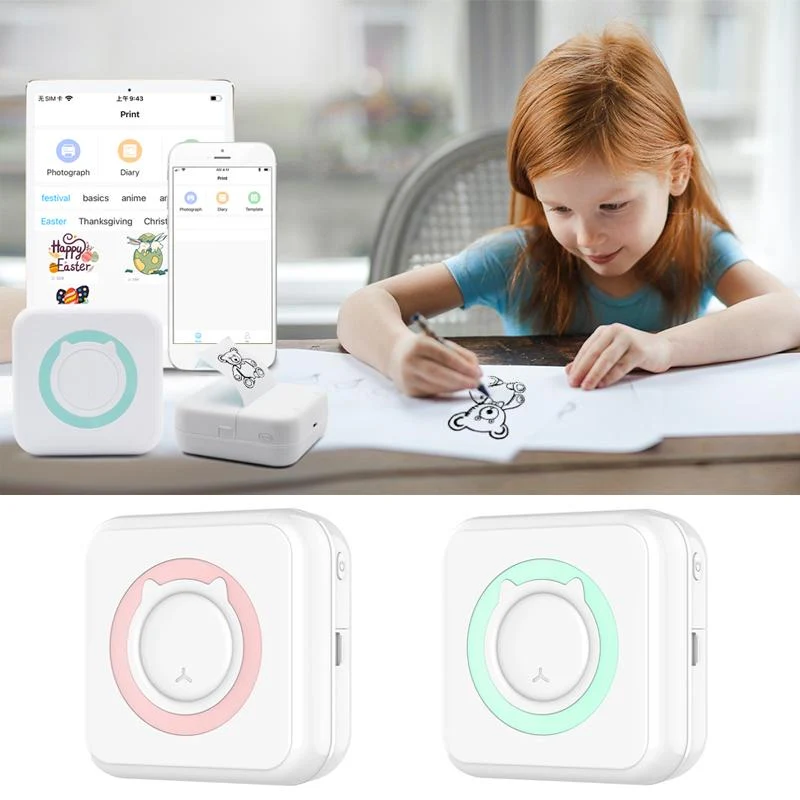 Praktisk Mini Pocket Printer | Luvikno