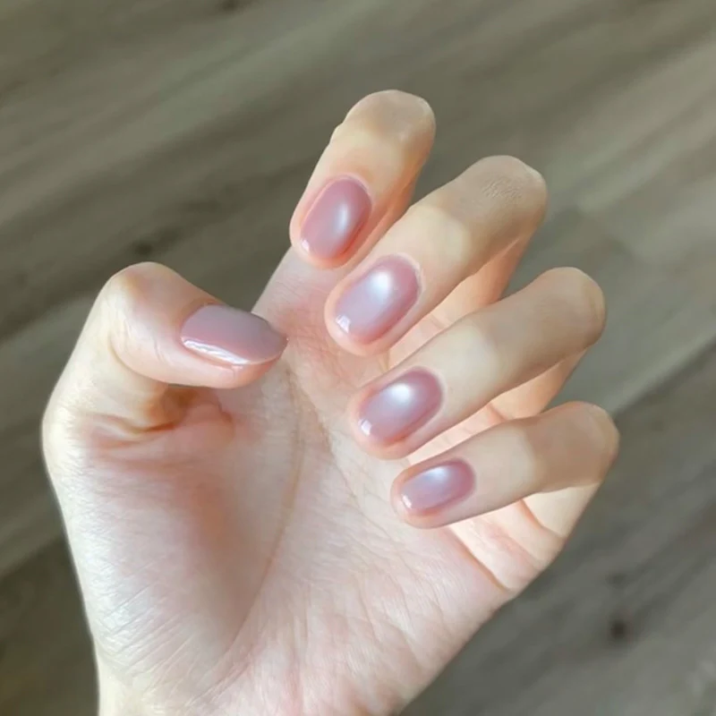 Natural Glossy Nail Art Stornfield