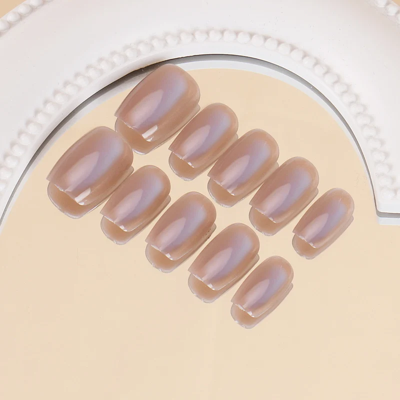Natural Almond-Shaped Press-On Nails Stornfield