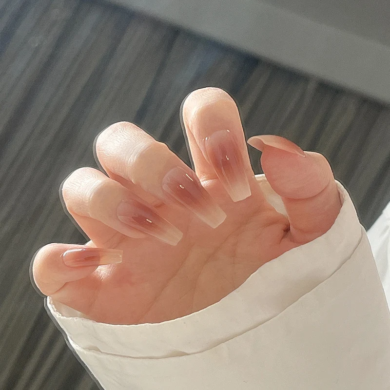 Long Ombre Press-On Nails Stornfield