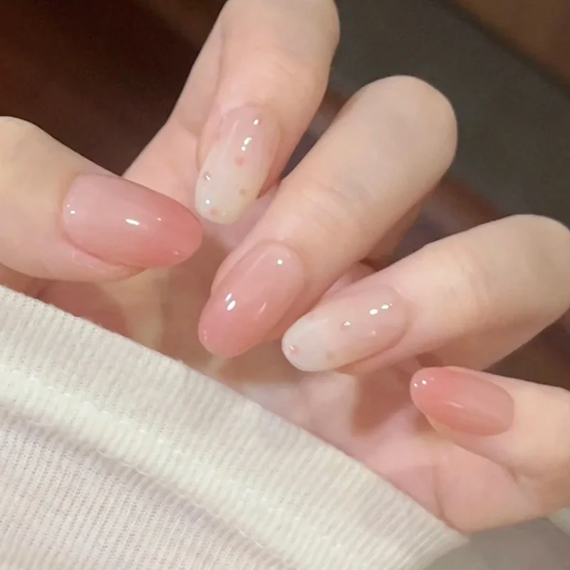 Long Acrylic Press-On Nails with Floral Embellishments Stornfield