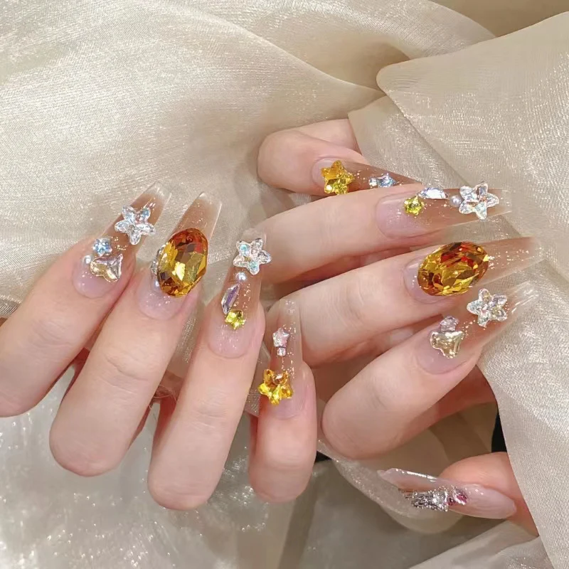 Iridescent Press-On Nail Set Stornfield