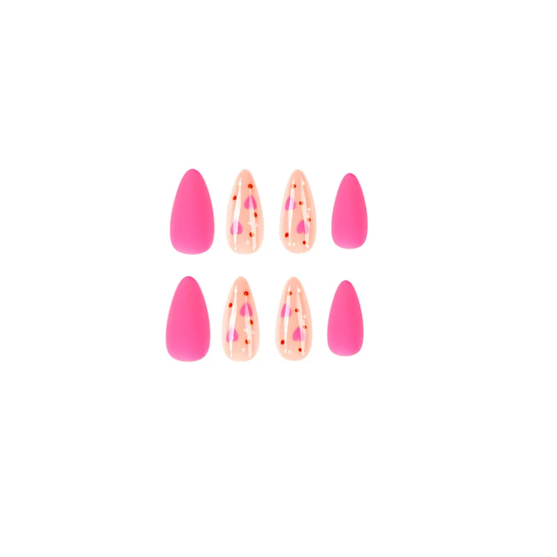 Artificial nail art with heart design Stornfield
