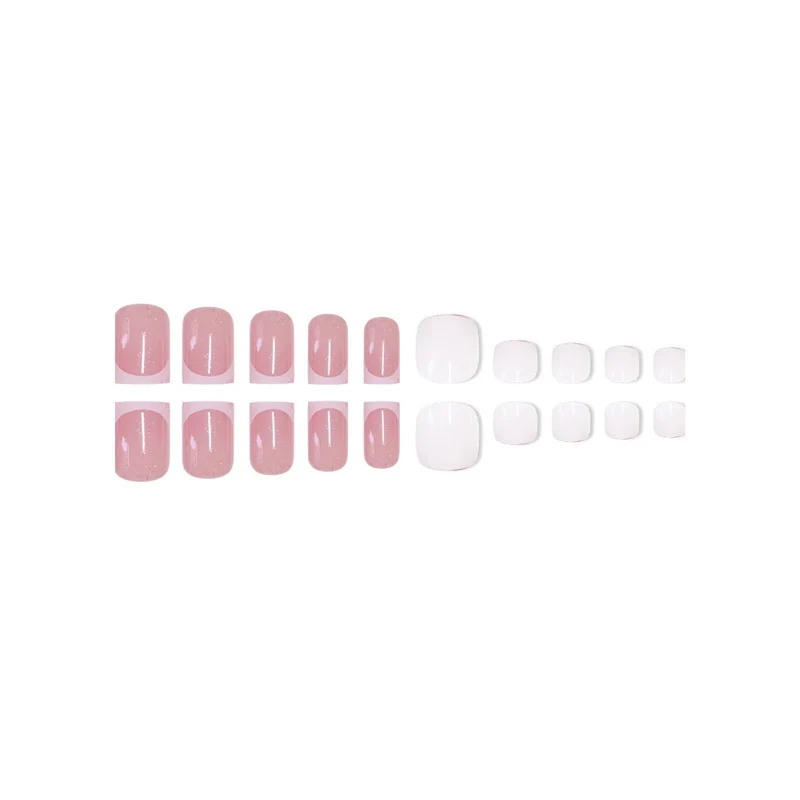 Premium French Tip Nail Set Karnz