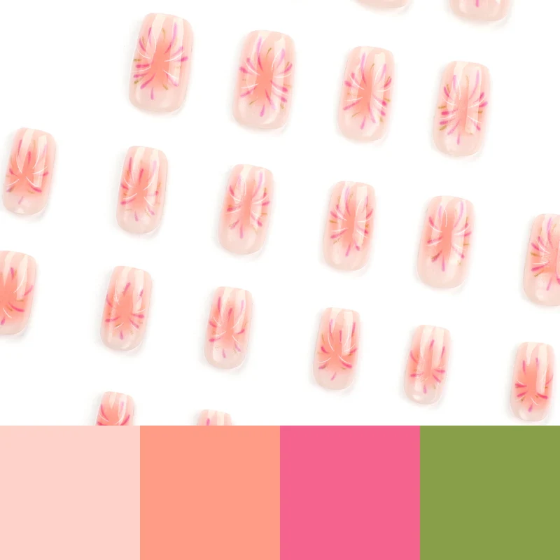Artificial nail art with sparkling accents and special design Stornfield