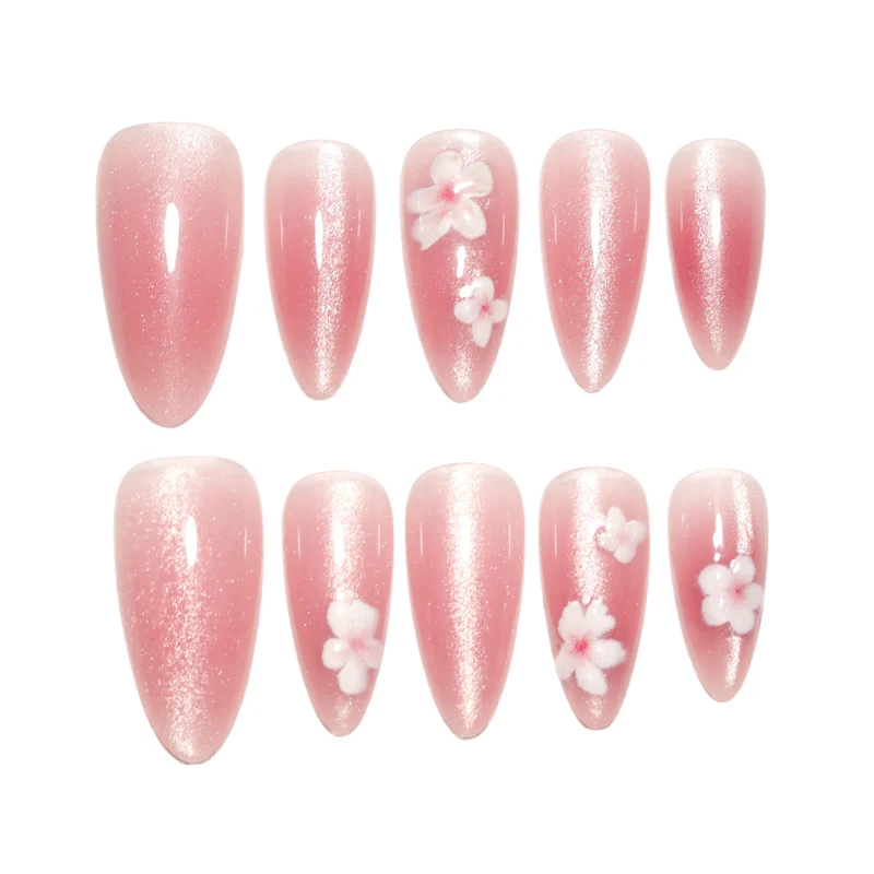 Artificial nail art with floral design Stornfield
