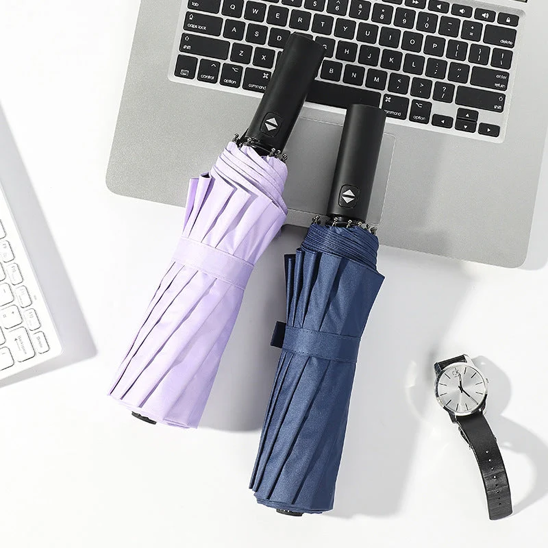 Dame Automatisk Mini-Paraply med UV-beskyttelse Luvikno