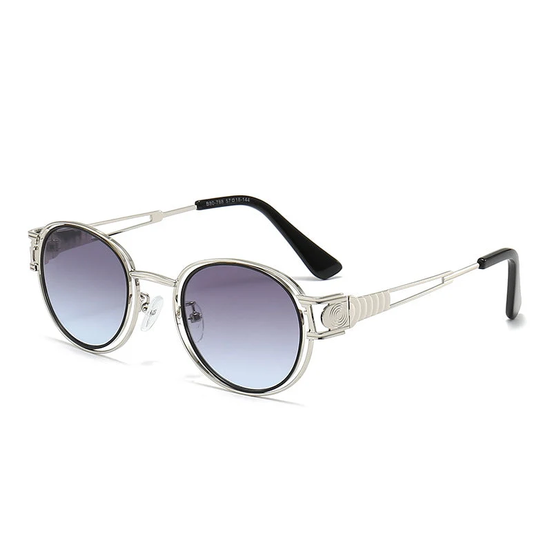 Dame solbrille med moderne metallramme og komfortable nesepads Luvikno