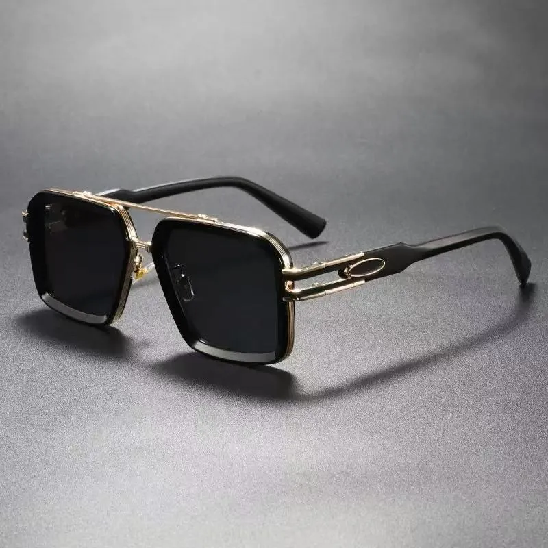 Dame moterik solbrille med stilige kvadratiske rammer Luvikno