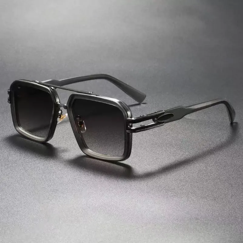 Dame moterik solbrille med stilige kvadratiske rammer Luvikno