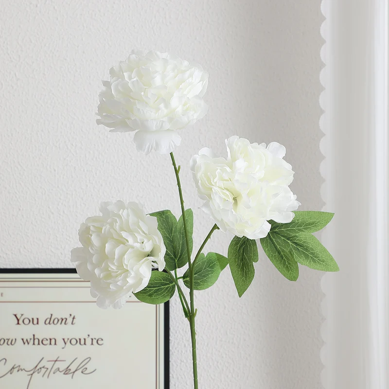 Elegant Artificial Peony Bouquet