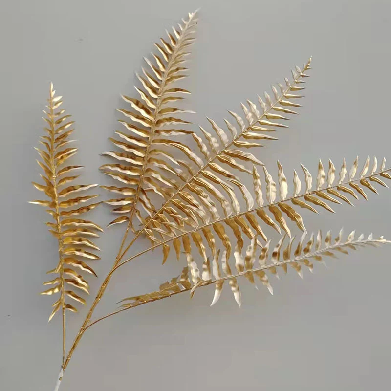Elegant Metal Leaf Decoration