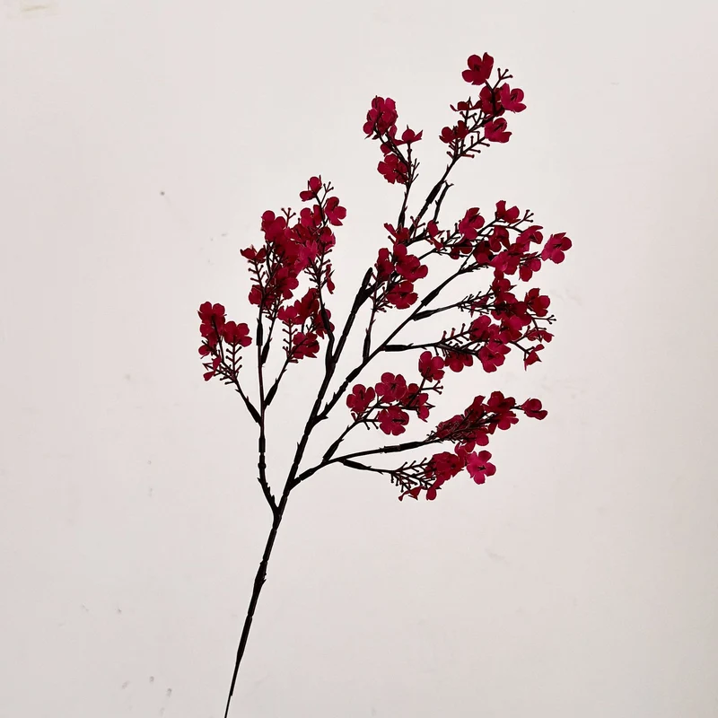 Decorative artificial flower branch