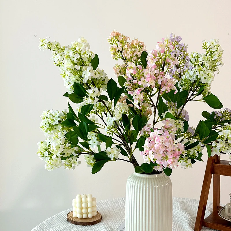Decorative artificial flower branch