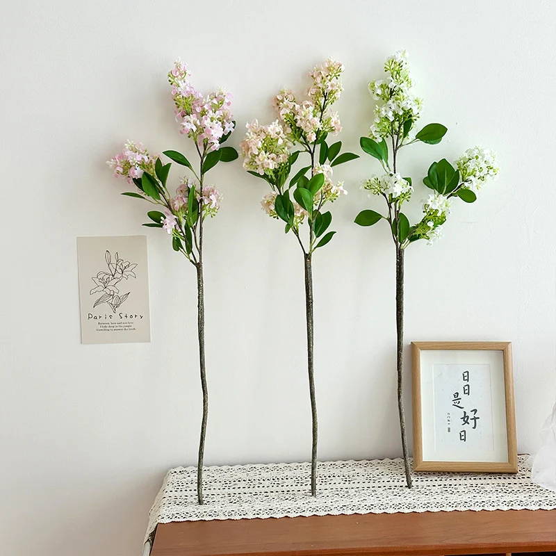 Decorative artificial flower branch