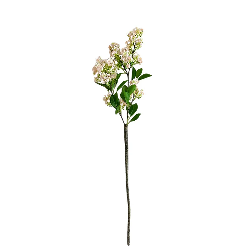 Decorative artificial flower branch