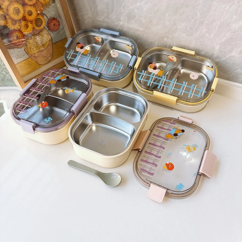 Spaß-Themen Doppelfach Lunchbox