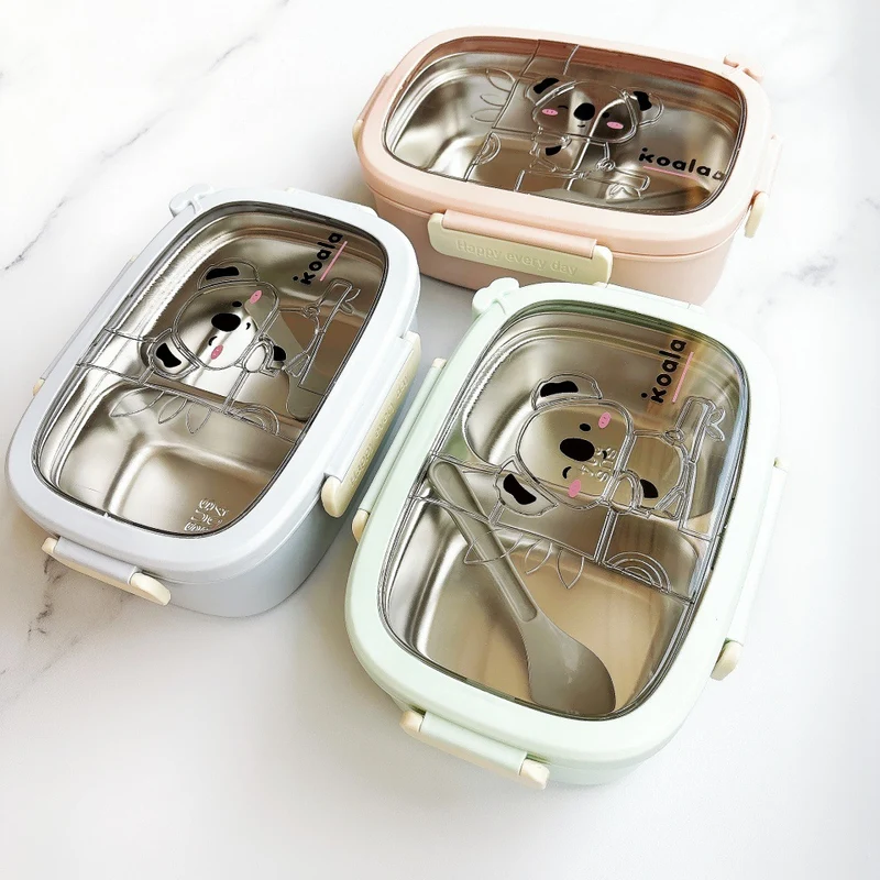 Süßes Koala-Design Edelstahl-Lunchcontainer
