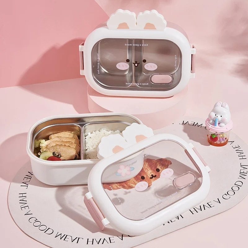 Niedlicher tierischer Mehrfachbehälter für das Mittagessen