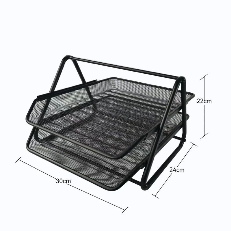 Multi-Layer Mesh Filing Rack Stornfield