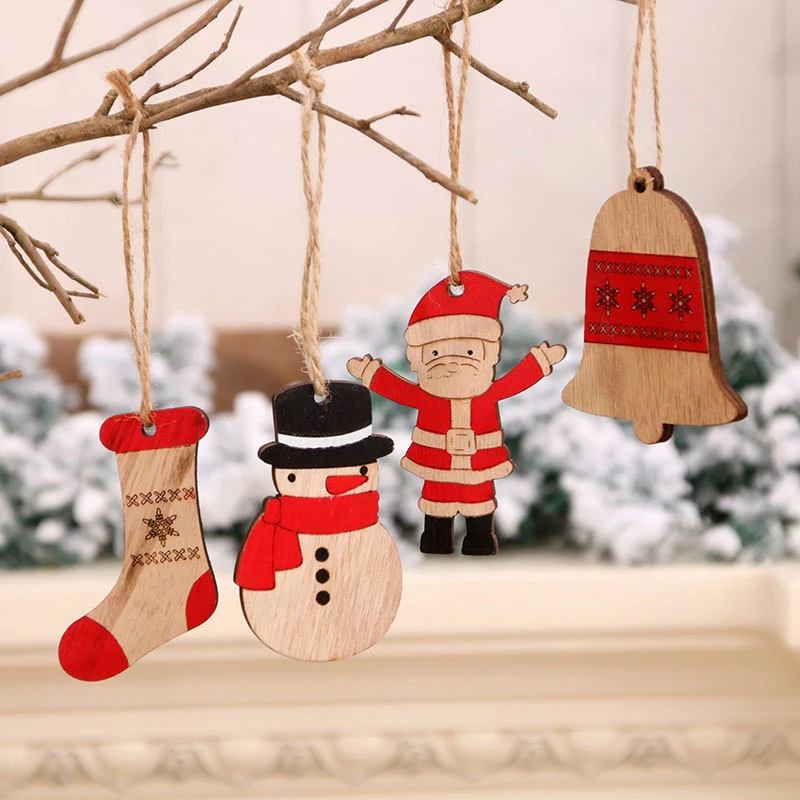 Wooden Snowman Ornament Stornfield