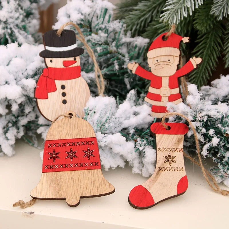 Wooden Snowman Ornament Stornfield