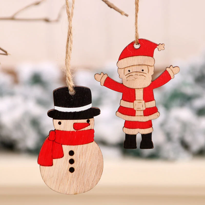 Wooden Snowman Ornament Stornfield