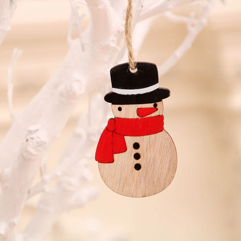 Wooden Snowman Ornament Stornfield