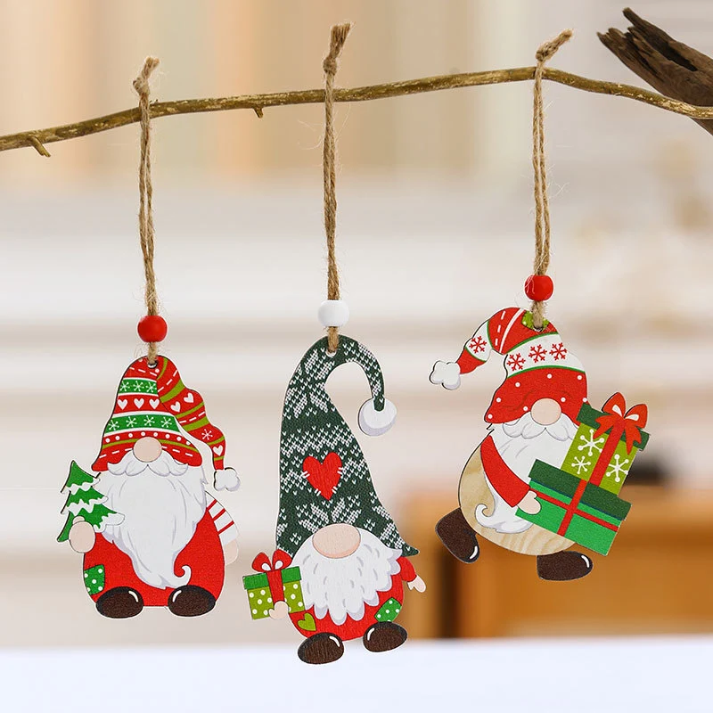 Wooden Holiday Truck Ornaments Stornfield