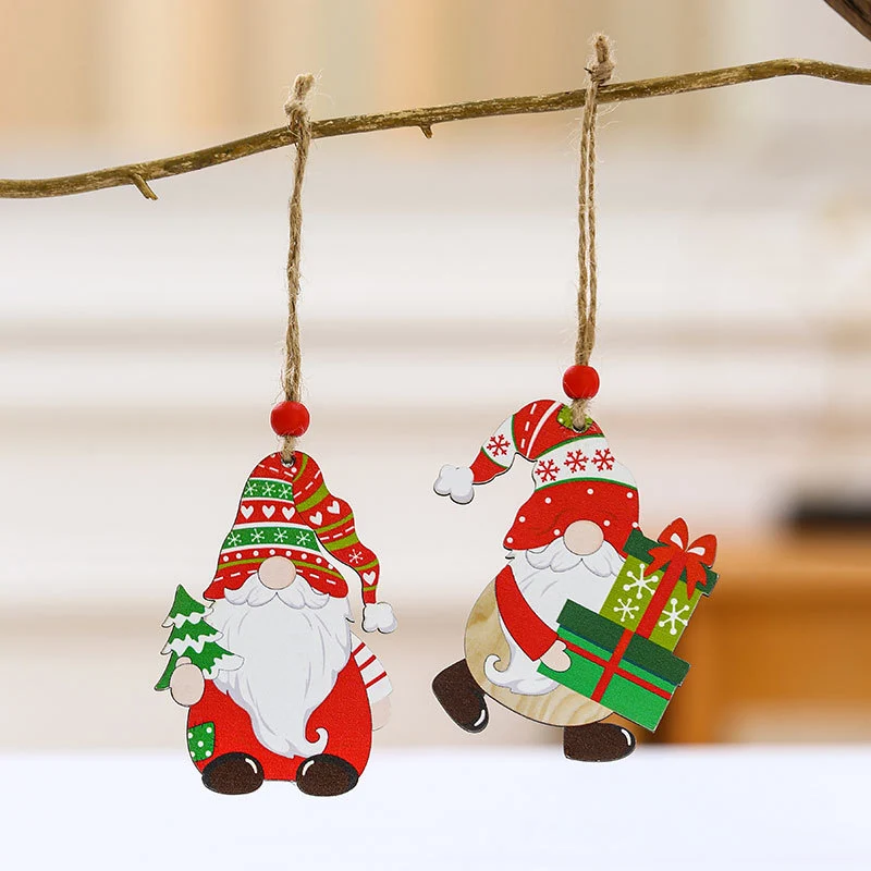 Wooden Holiday Truck Ornaments Stornfield