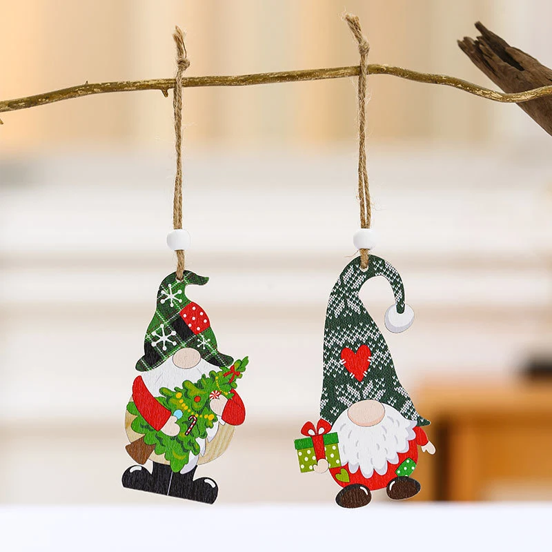 Wooden Holiday Truck Ornaments Stornfield