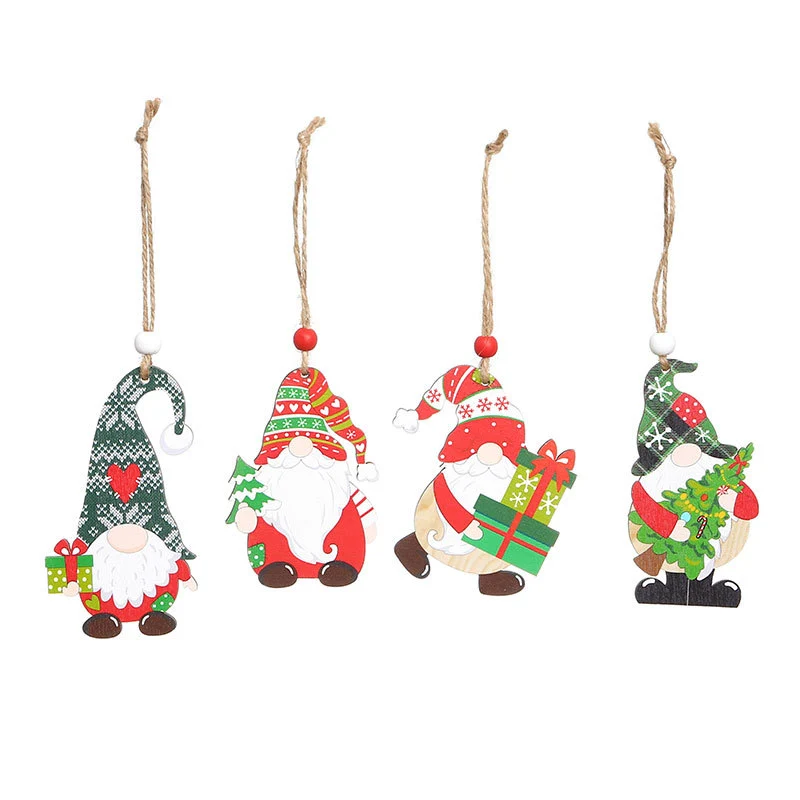Wooden Holiday Truck Ornaments Stornfield