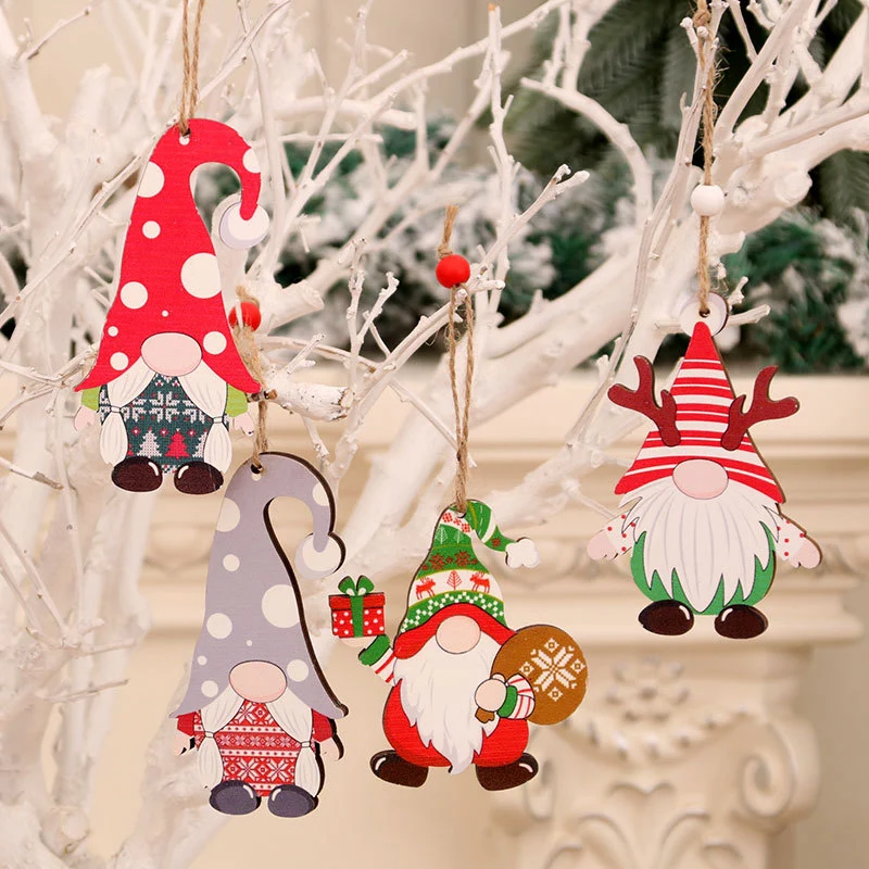 Wooden Holiday Truck Ornaments Stornfield