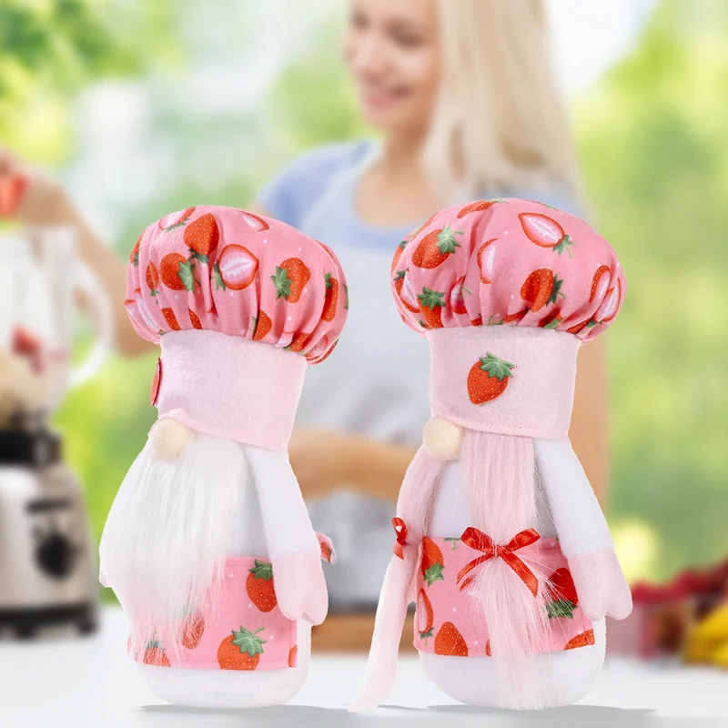 Strawberry Chef Gnome Figurine Stornfield