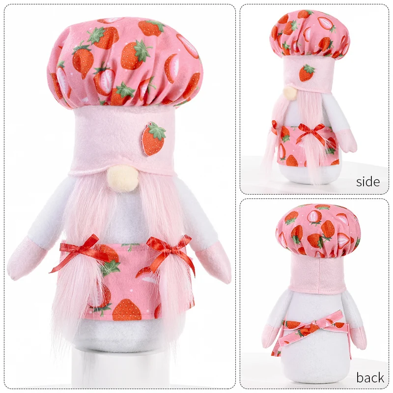 Strawberry Chef Gnome Figurine Stornfield