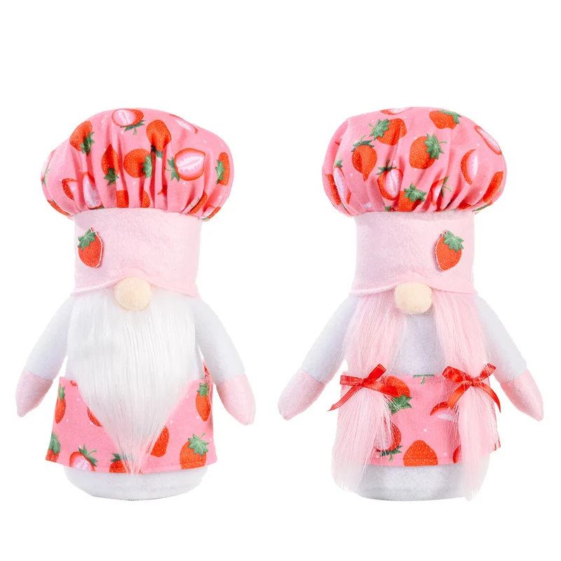 Strawberry Chef Gnome Figurine Stornfield