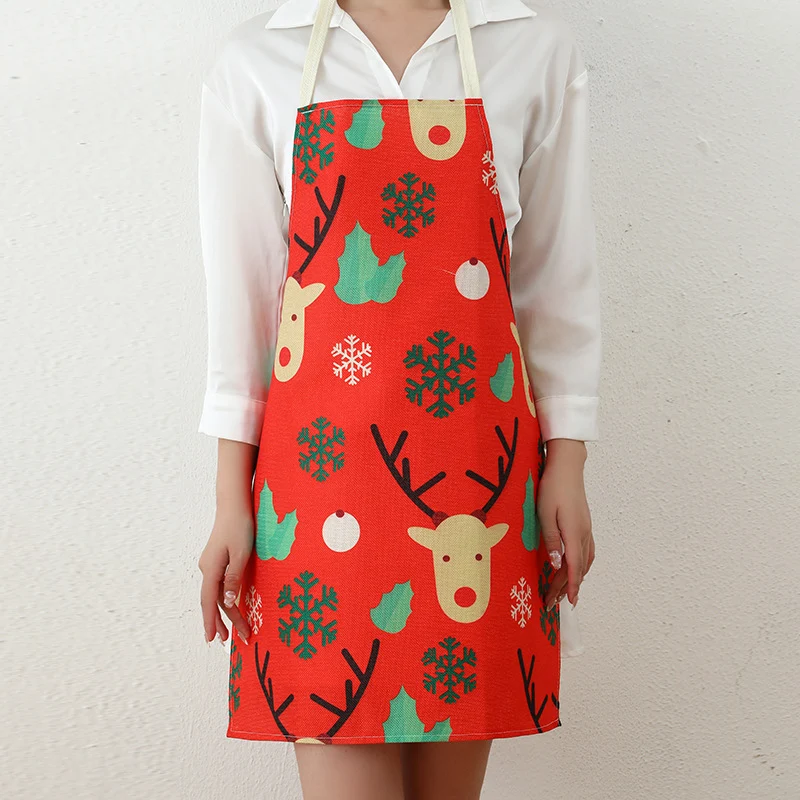 Santa-Themed Kitchen Apron Stornfield