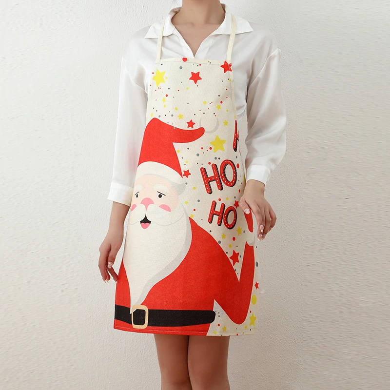 Santa-Themed Kitchen Apron Stornfield